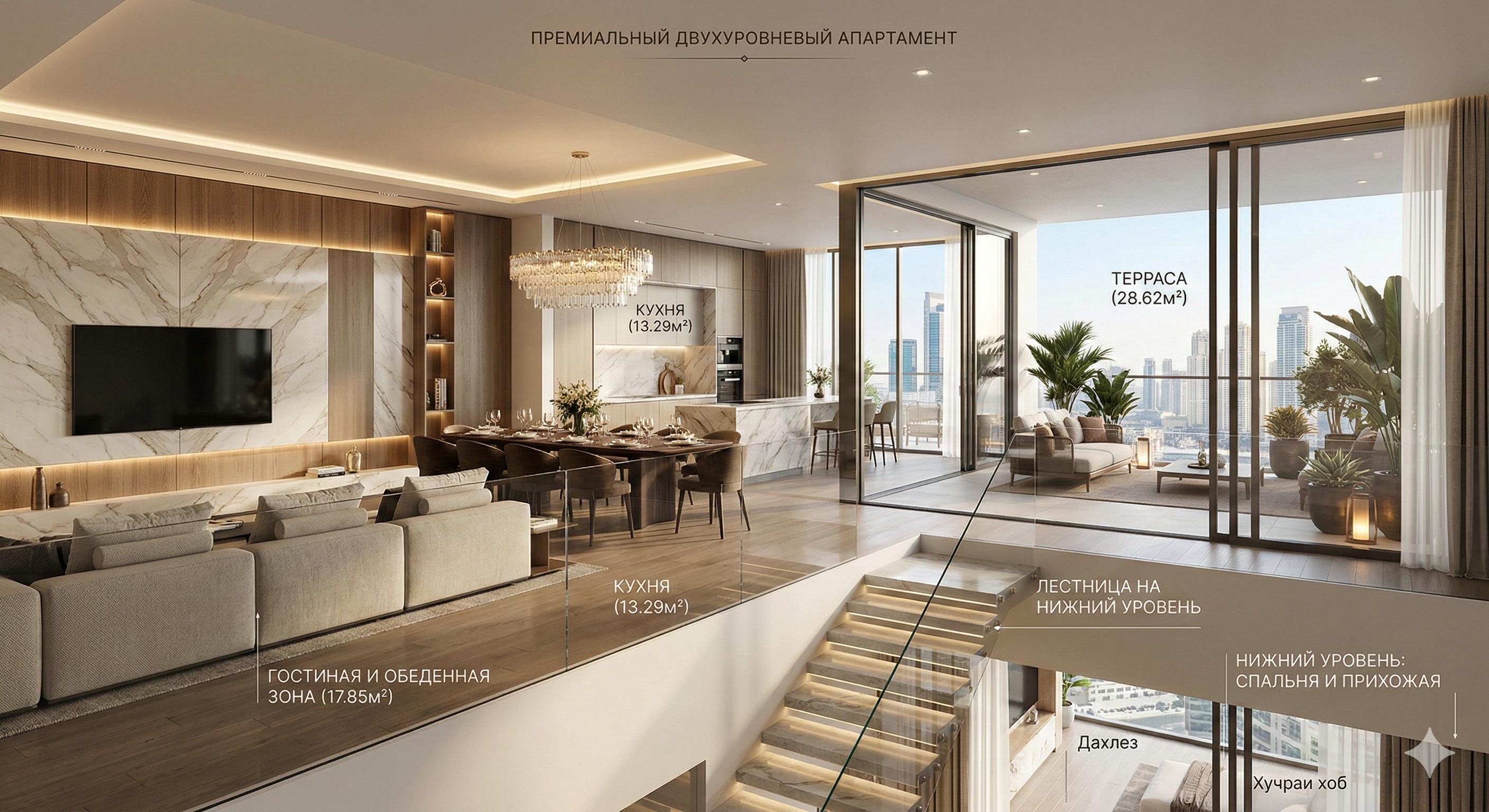 3-комнатная квартира